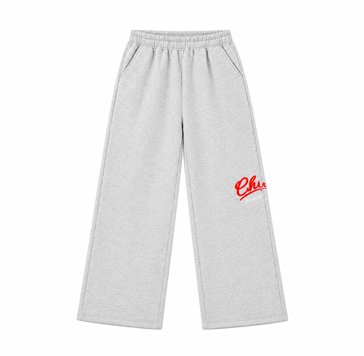 SCRIPT LOGO SWEATPANTS - WASHED GREY